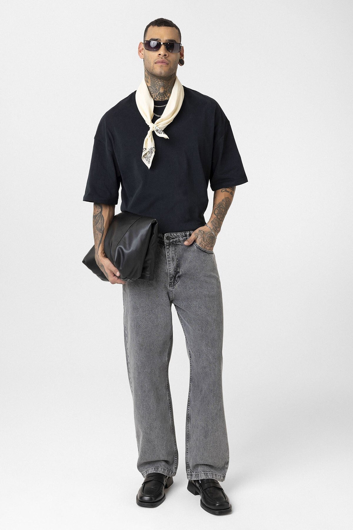 Baggy Fıt Jean V100-02