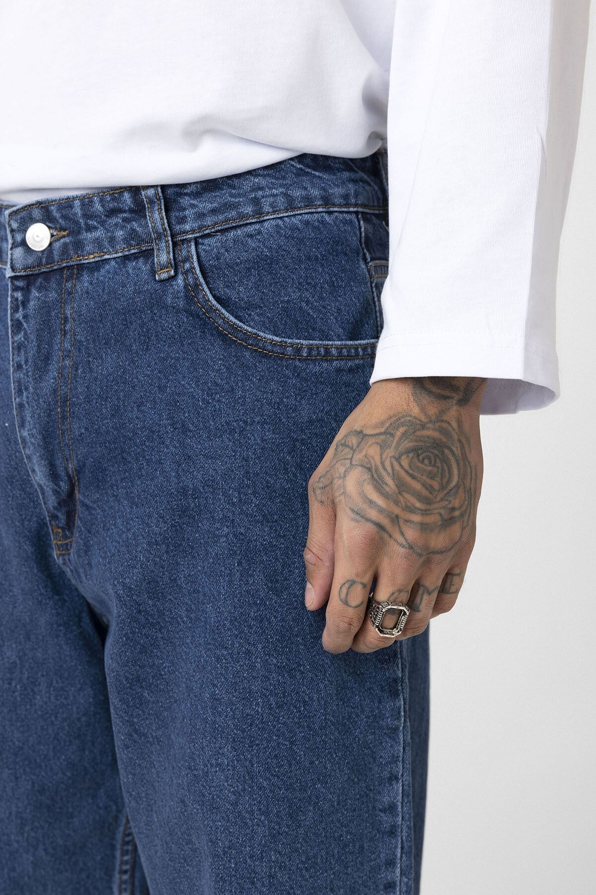 Baggy Fıt Jean V100-02