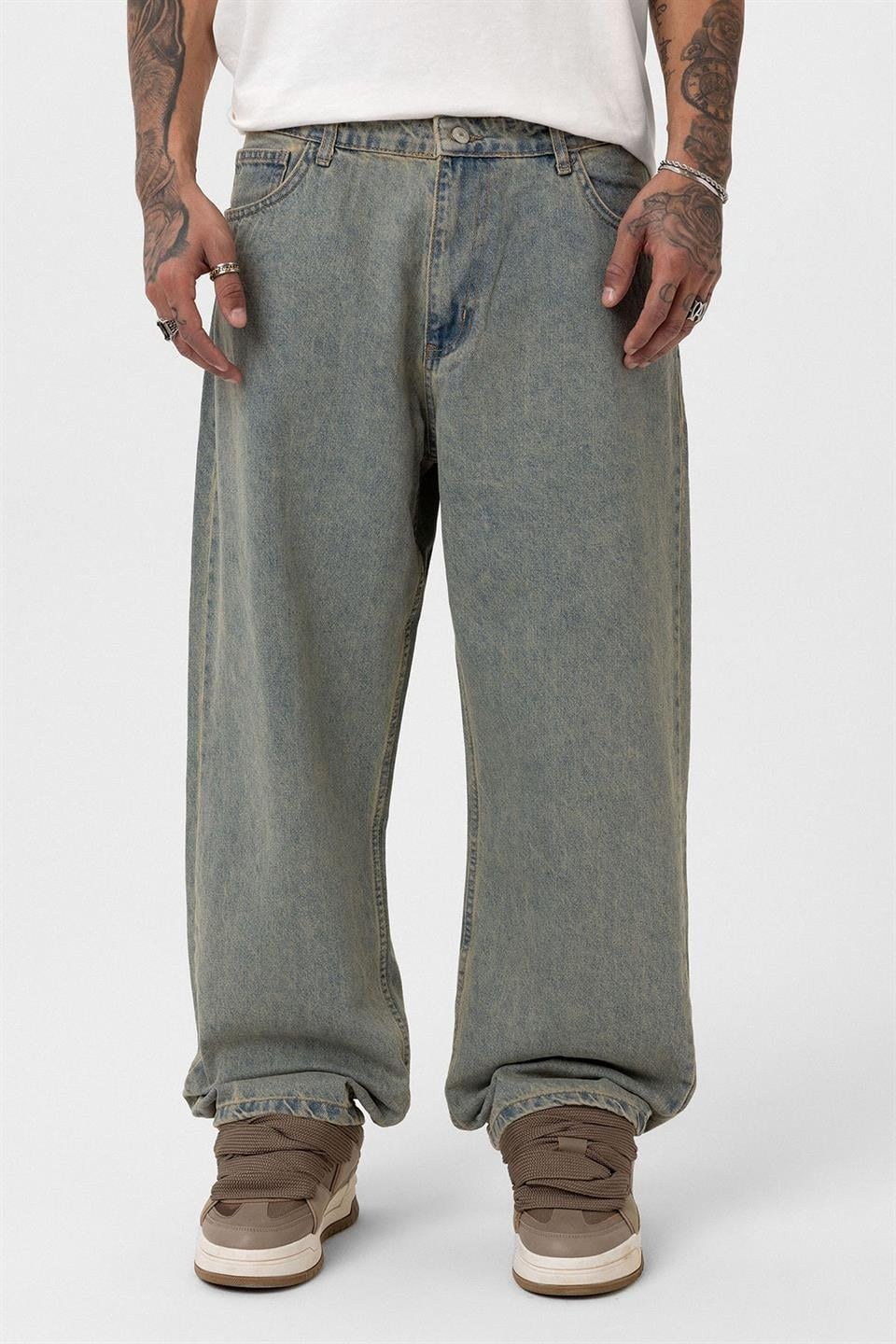 Baggy Fıt Jean V100-02