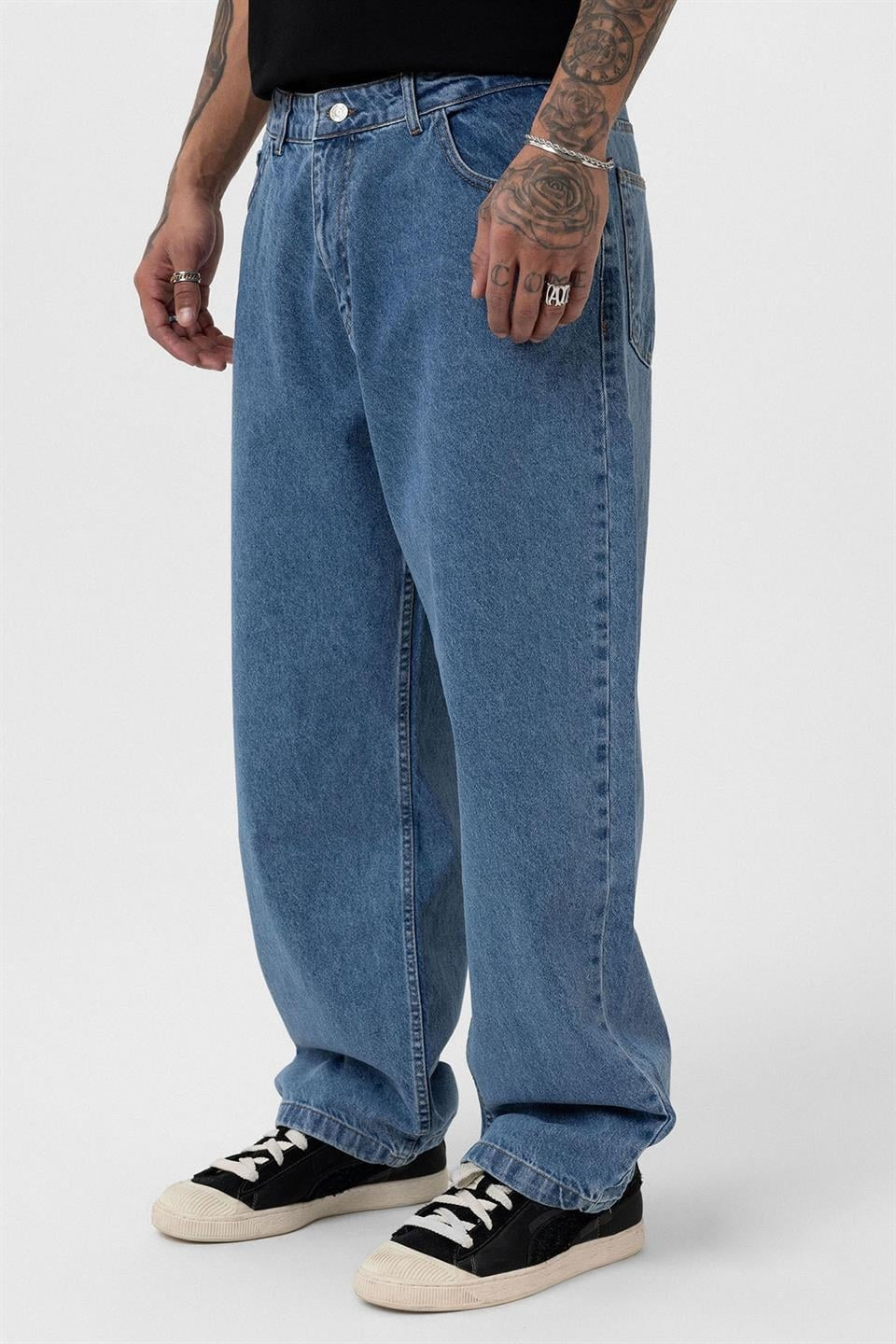 Baggy Fıt Jean V100-02