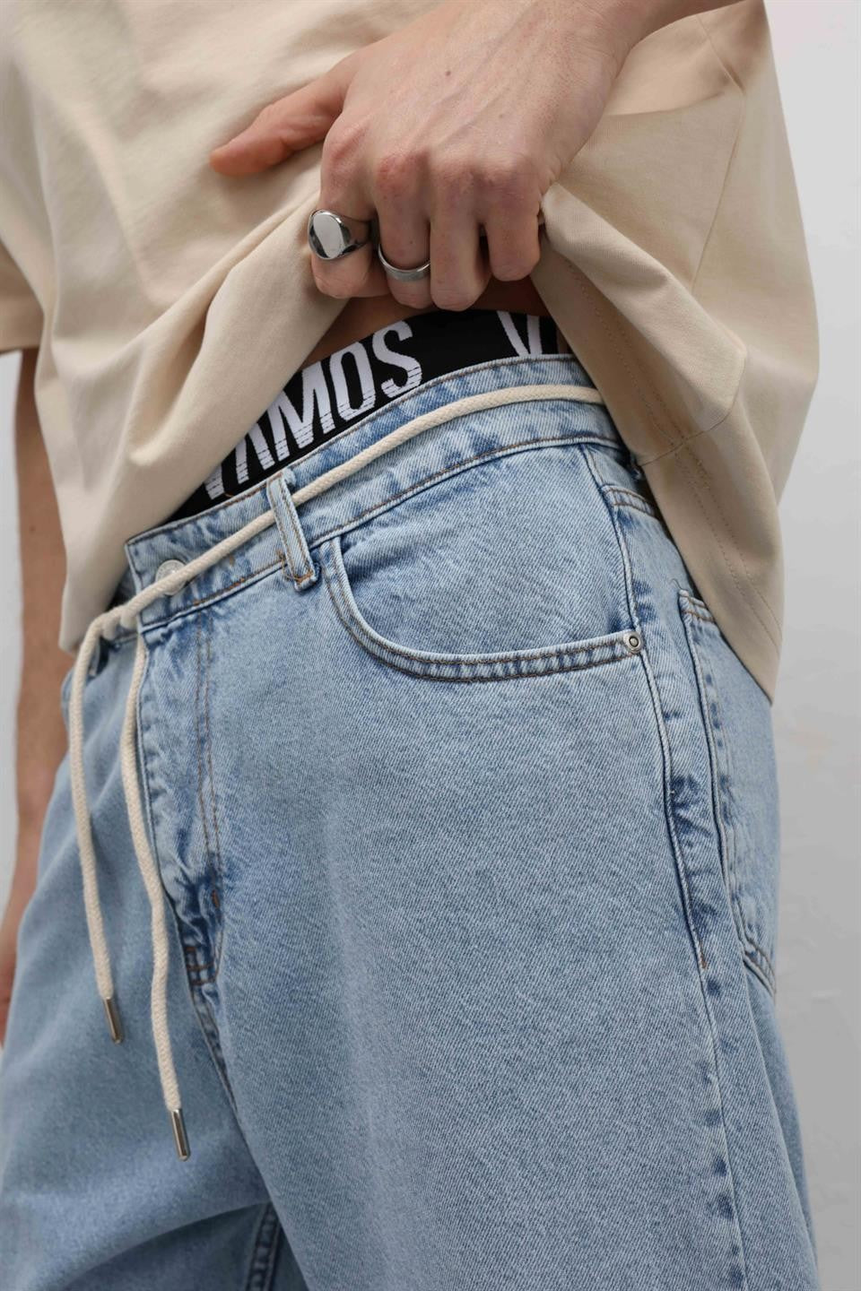 Baggy Fıt Jean V100-02