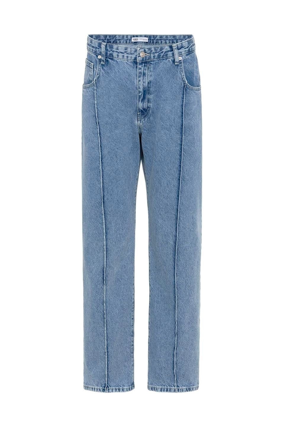 Dikiş Detaylı Relaxed Fit Jean