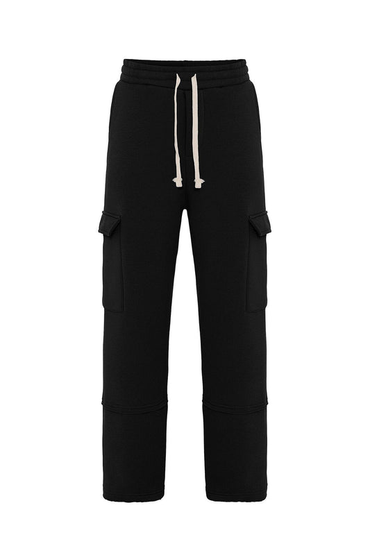 Basic Kargo Cepli Baggy Eşofman Altı