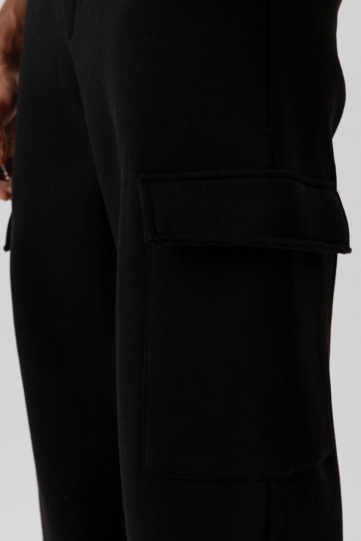 Basic Kargo Cepli Baggy Eşofman Altı