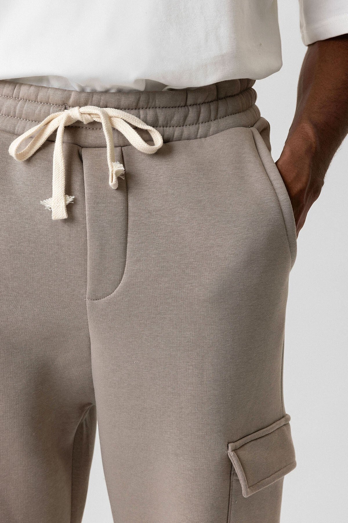 Basic Kargo Cepli Baggy Eşofman Altı