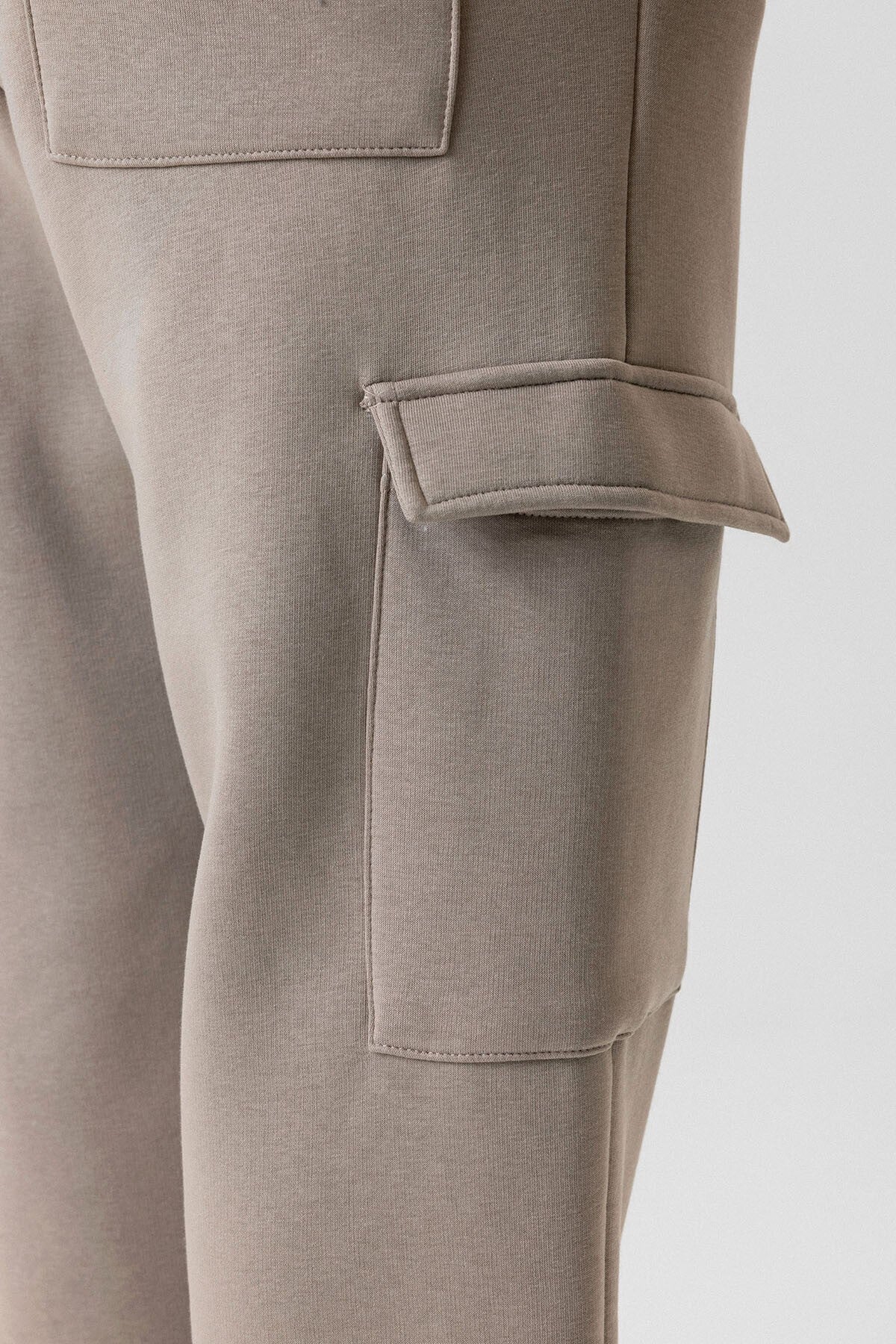 Basic Kargo Cepli Baggy Eşofman Altı
