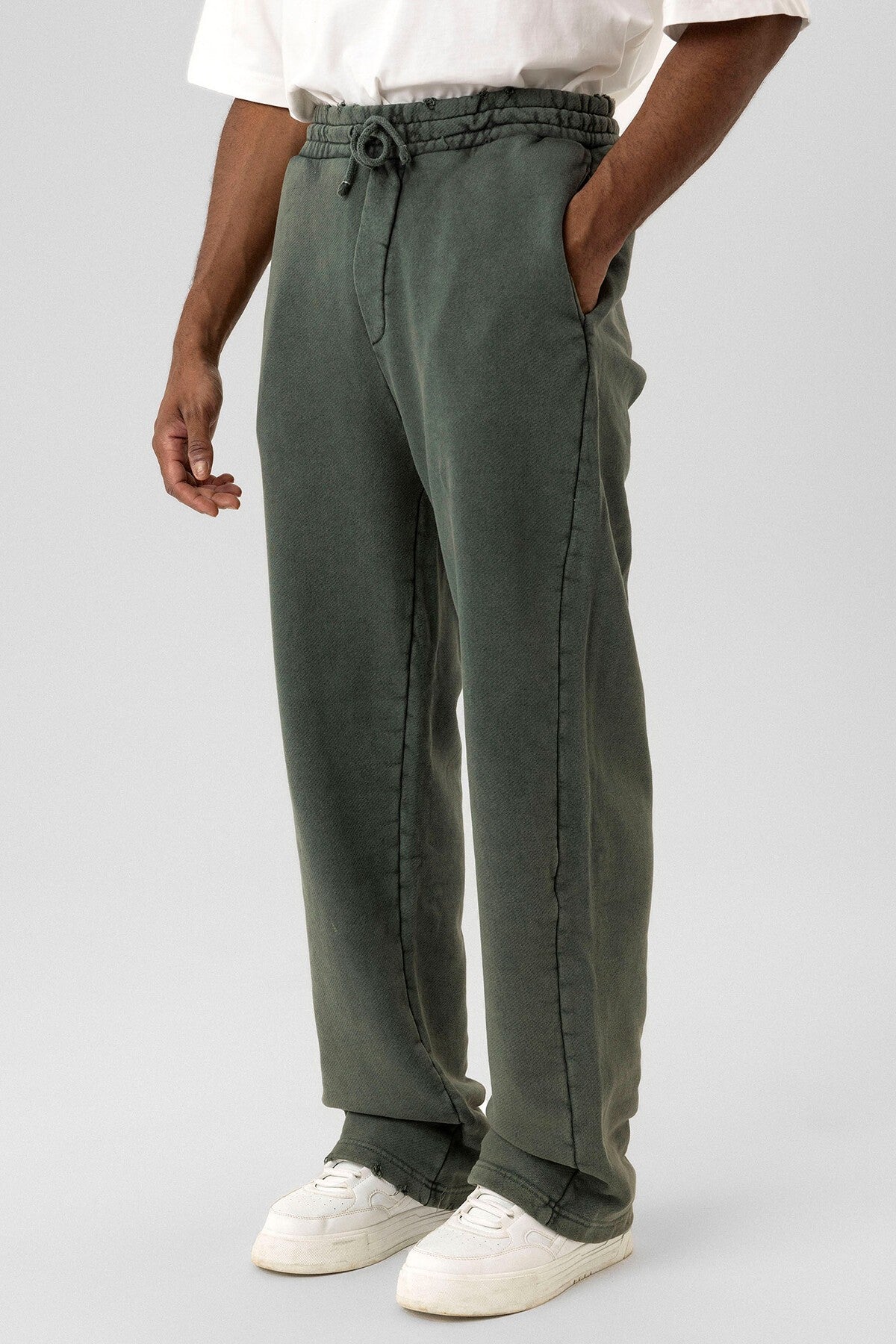 Premıum Yıkamalı Baggy Eşofman Altı
