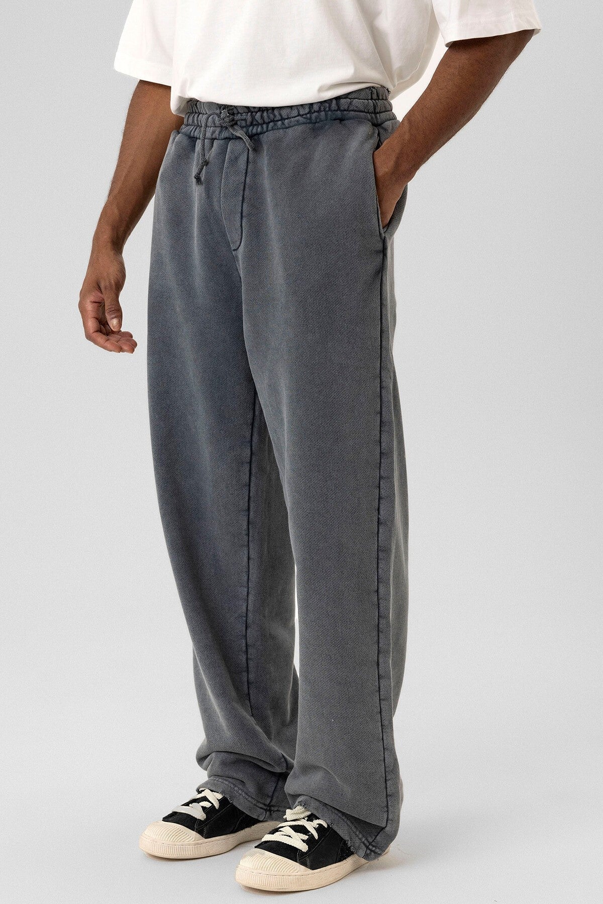 Premıum Yıkamalı Baggy Eşofman Altı