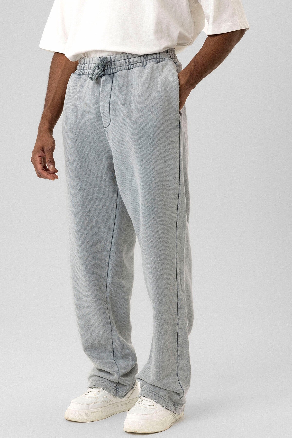 Premıum Yıkamalı Baggy Eşofman Altı