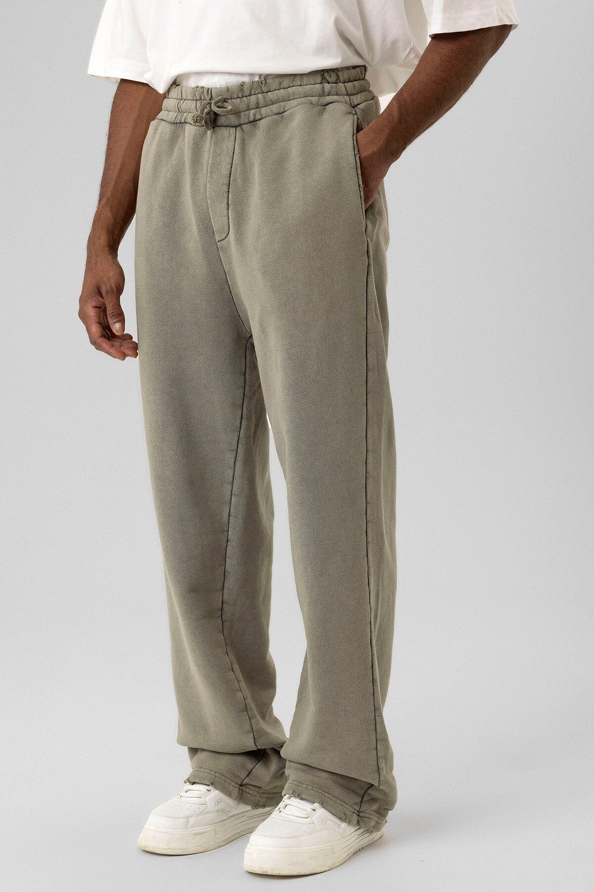 Premıum Yıkamalı Baggy Eşofman Altı