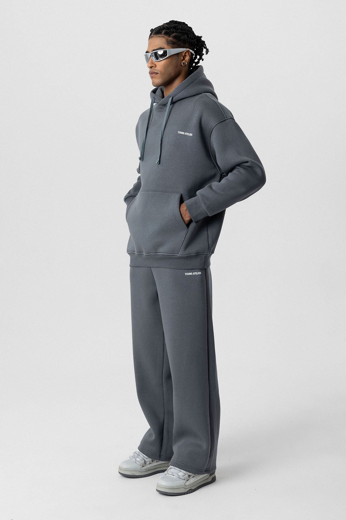 Young Atelıer Baskılı Oversize Eşofman Takım