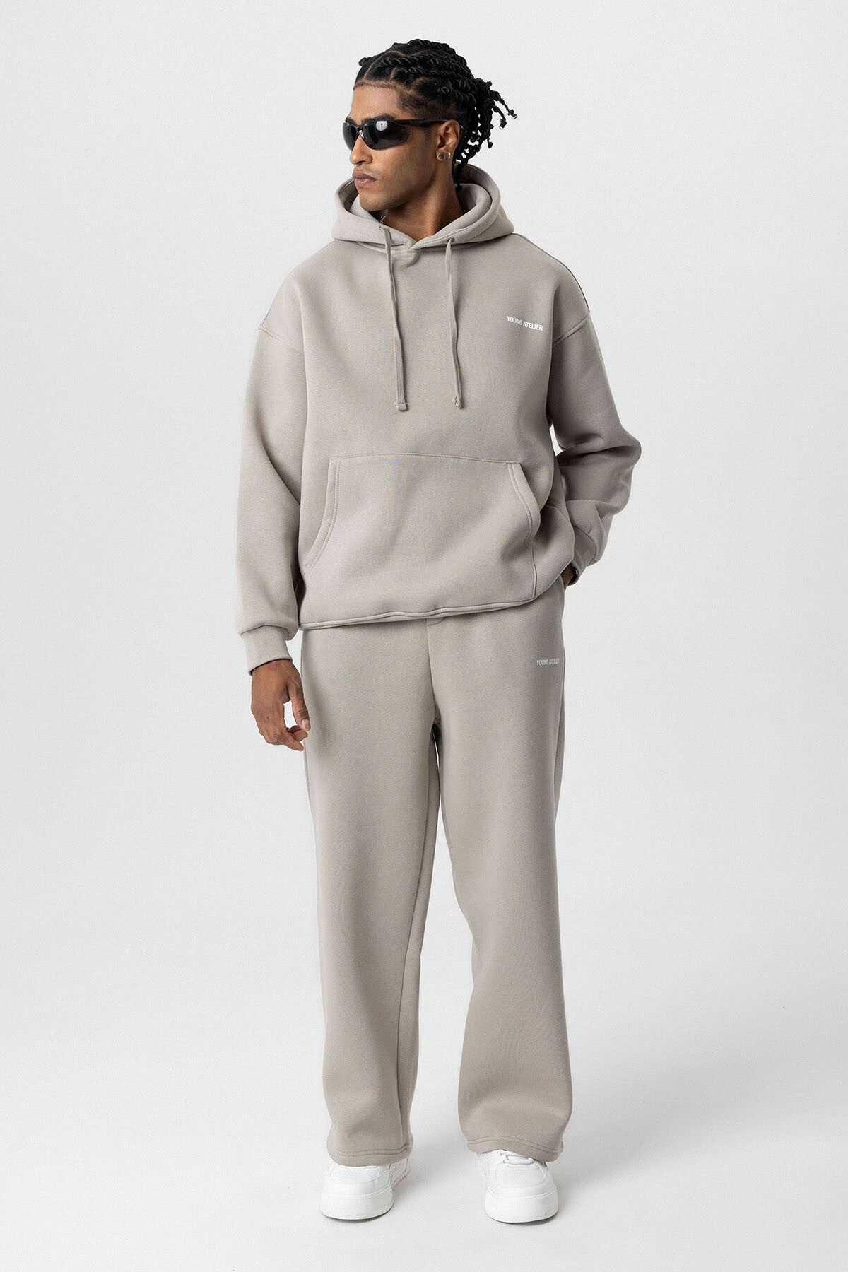 Young Atelıer Baskılı Oversize Eşofman Takım