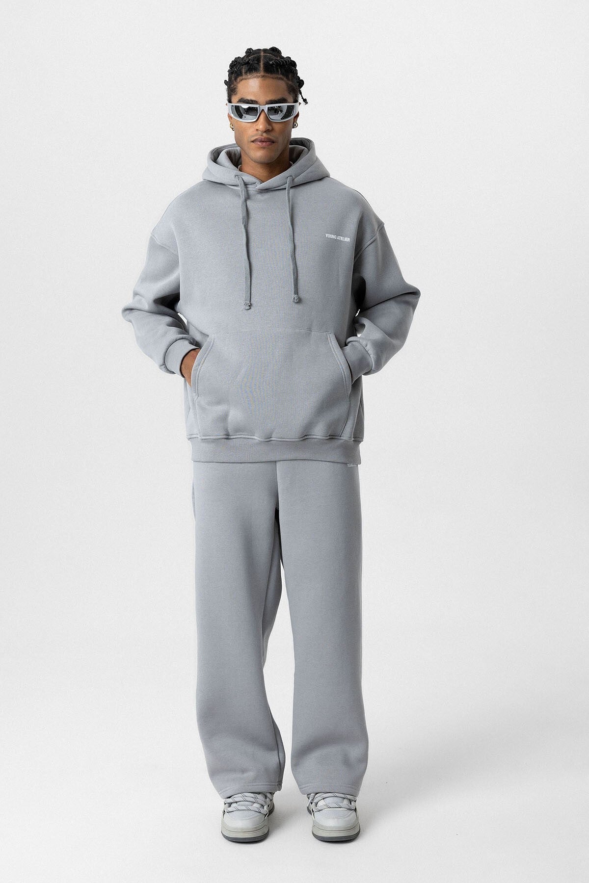 Young Atelıer Baskılı Oversize Eşofman Takım