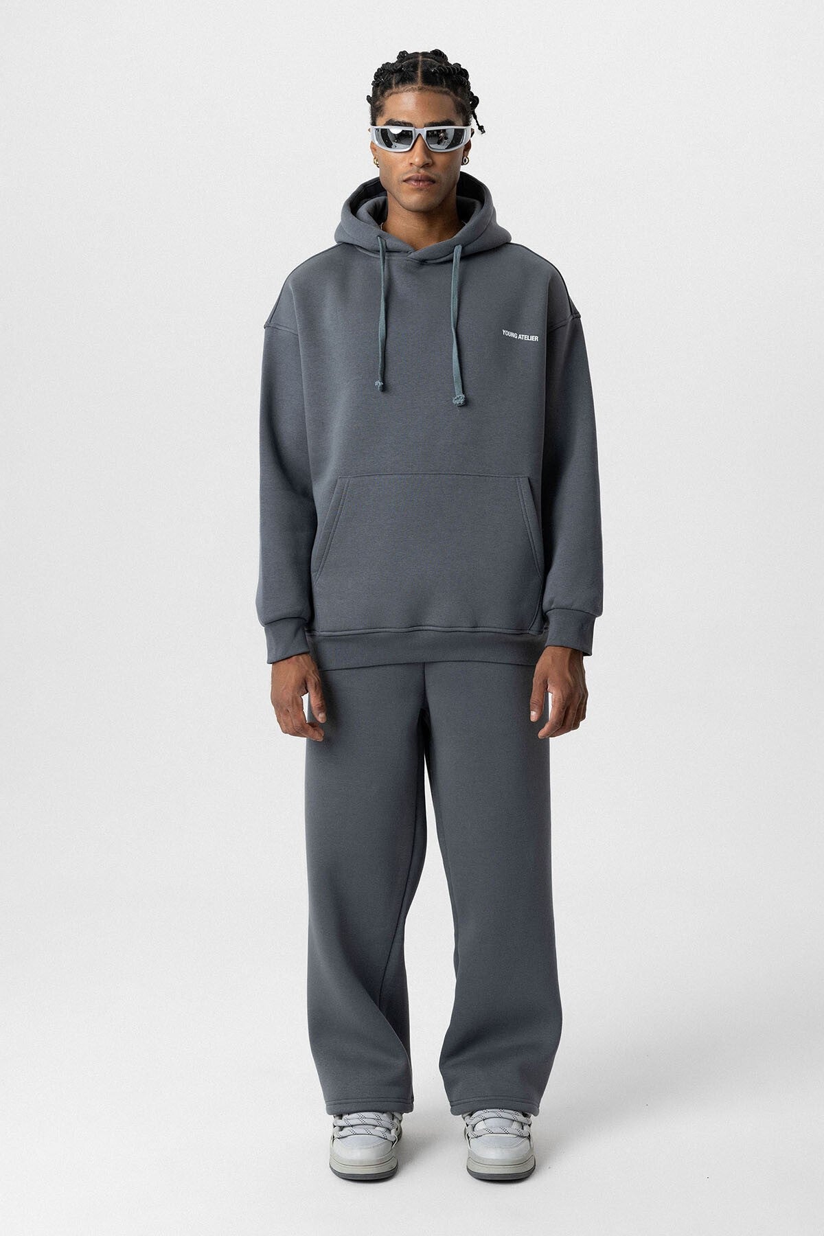 Young Atelıer Baskılı Oversize Eşofman Takım