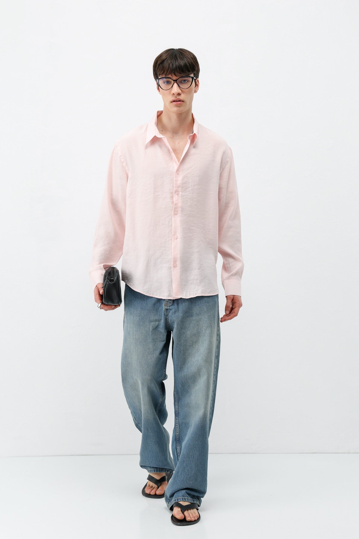 Modal Kumaş Oversize Gömlek