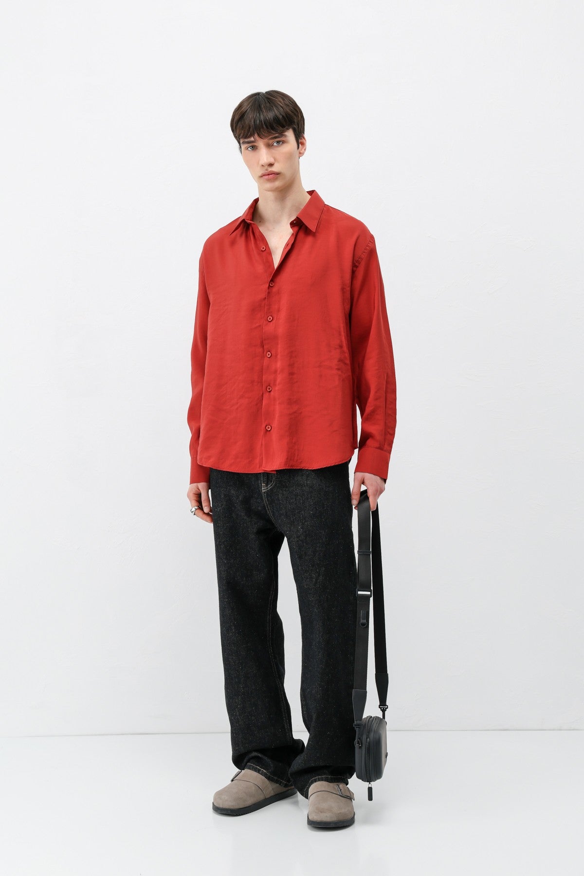 Modal Kumaş Oversize Gömlek