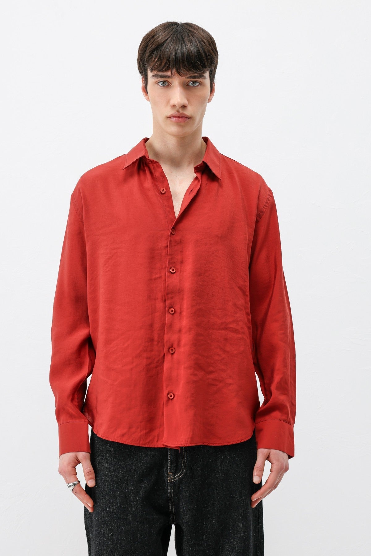 Modal Kumaş Oversize Gömlek