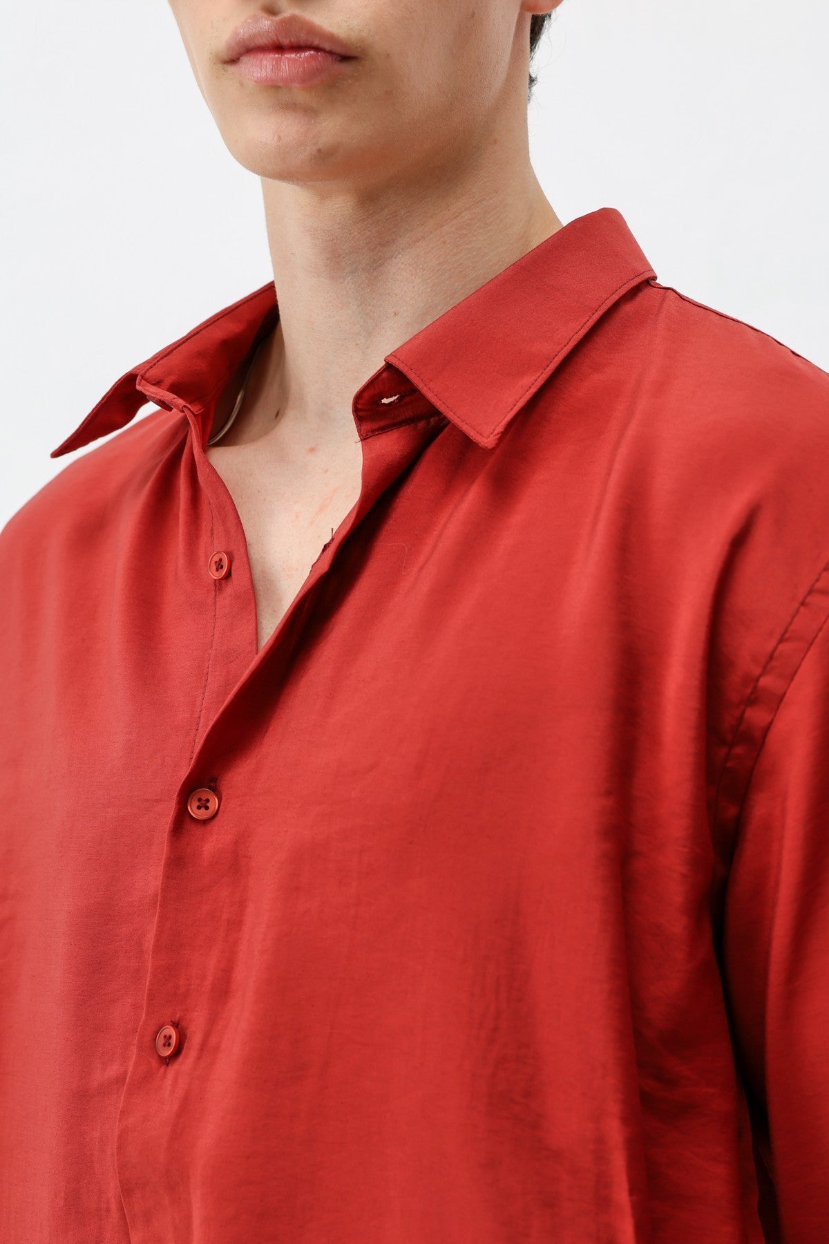 Modal Kumaş Oversize Gömlek