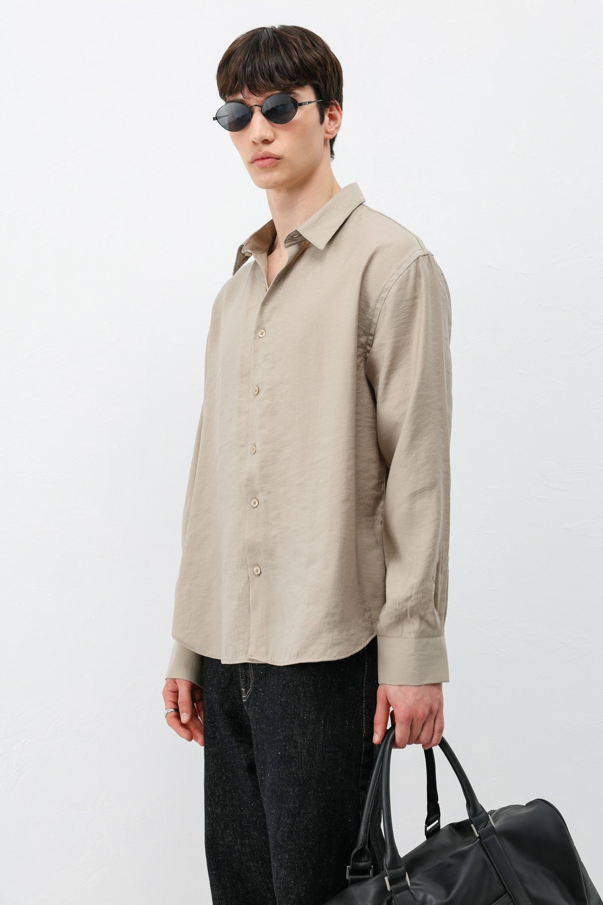 Modal Kumaş Oversize Gömlek