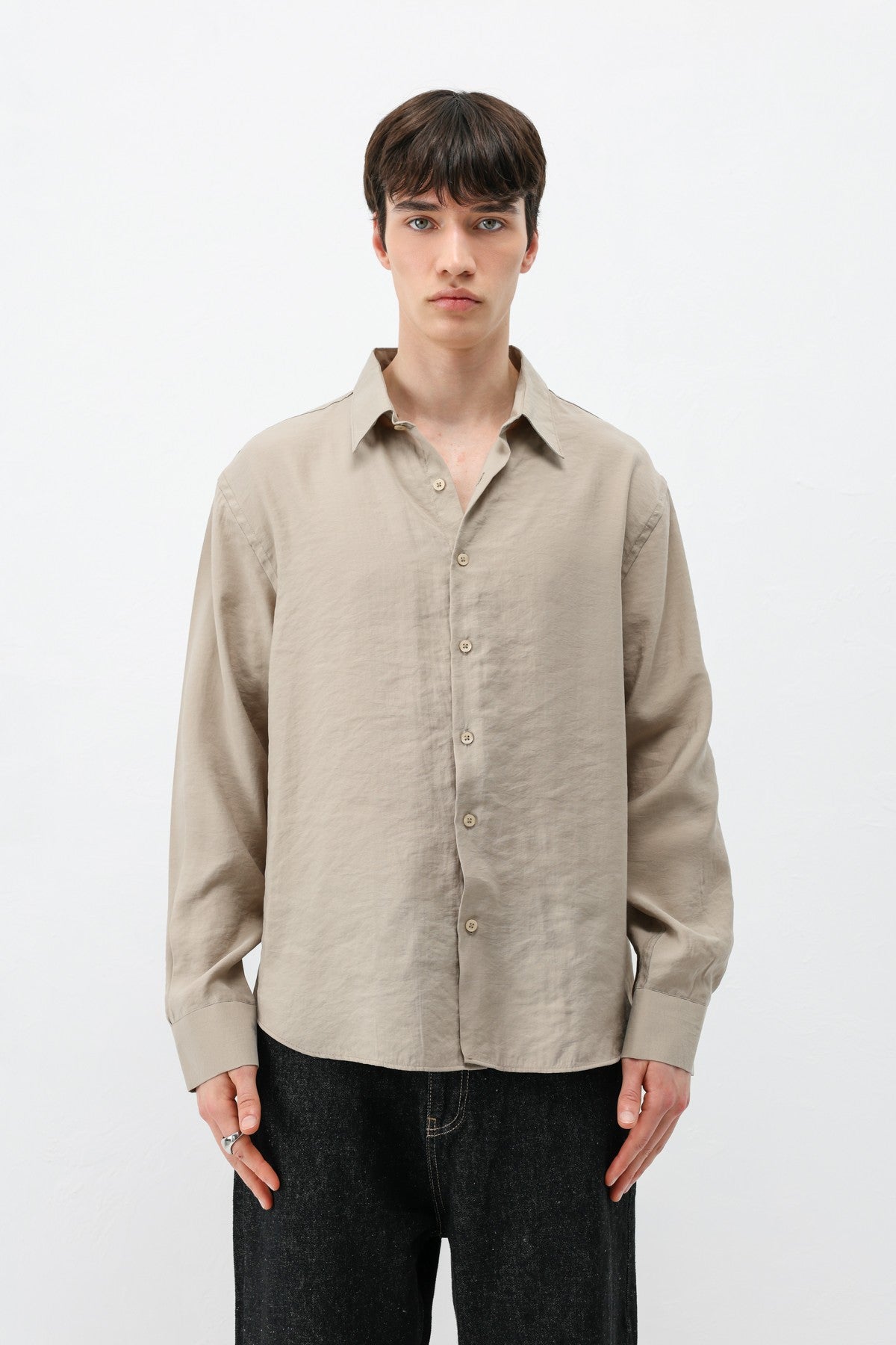 Modal Kumaş Oversize Gömlek
