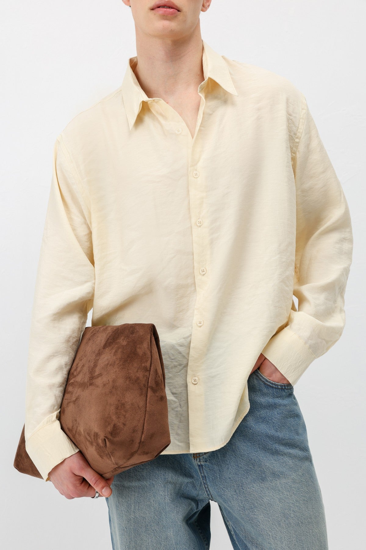 Modal Kumaş Oversize Gömlek