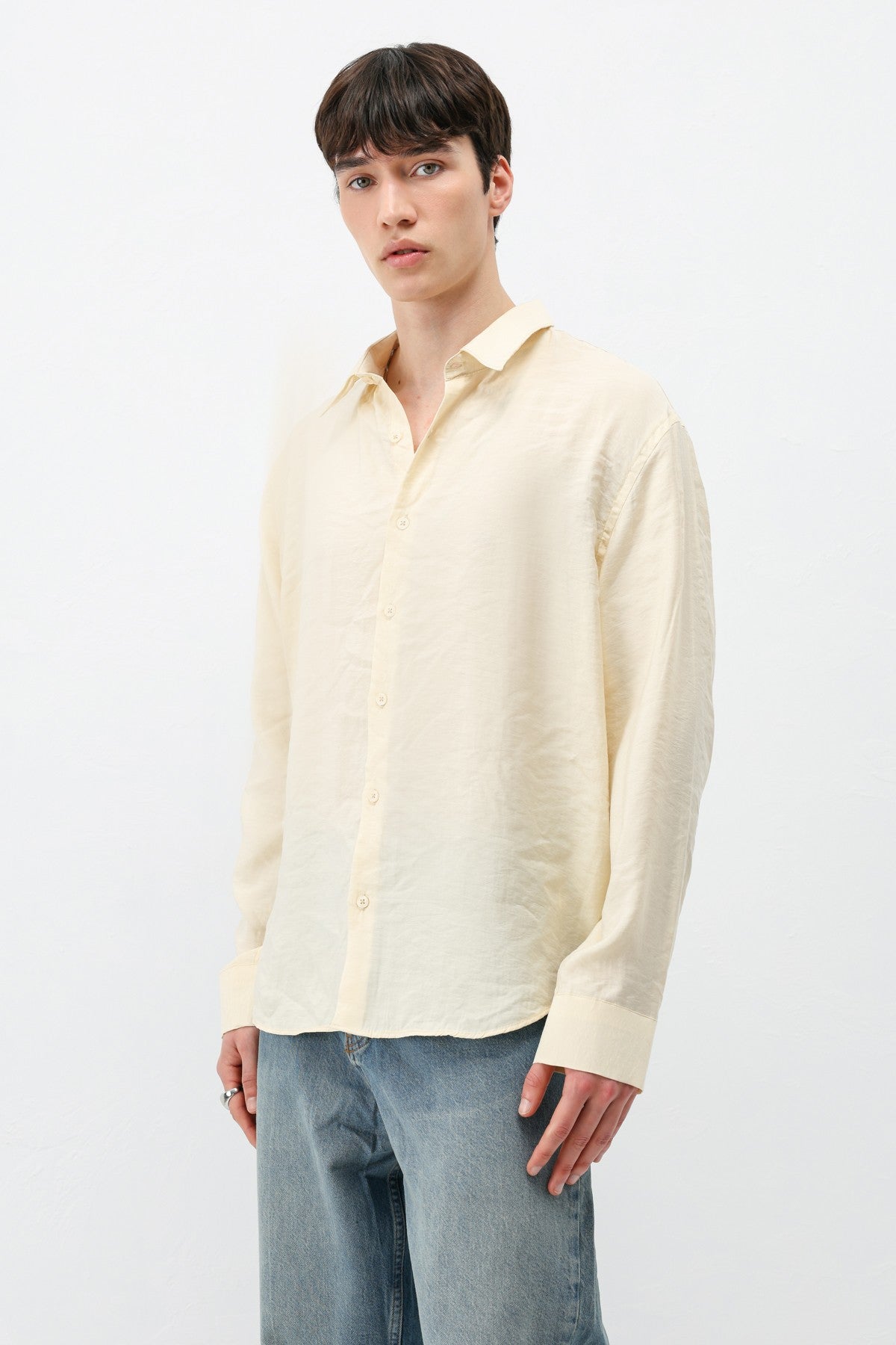 Modal Kumaş Oversize Gömlek