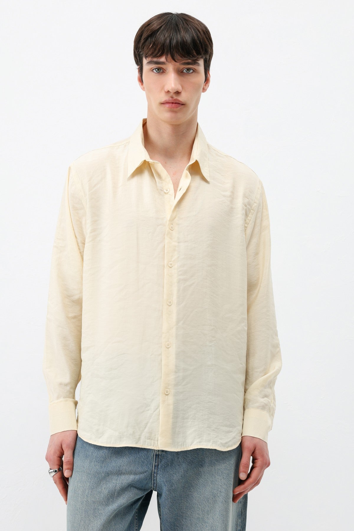 Modal Kumaş Oversize Gömlek