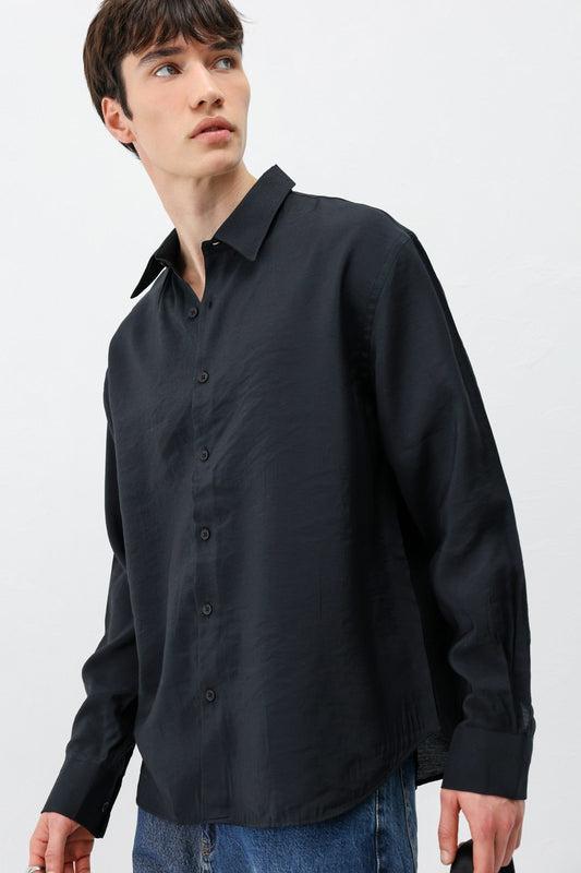 Modal Kumaş Oversize Gömlek