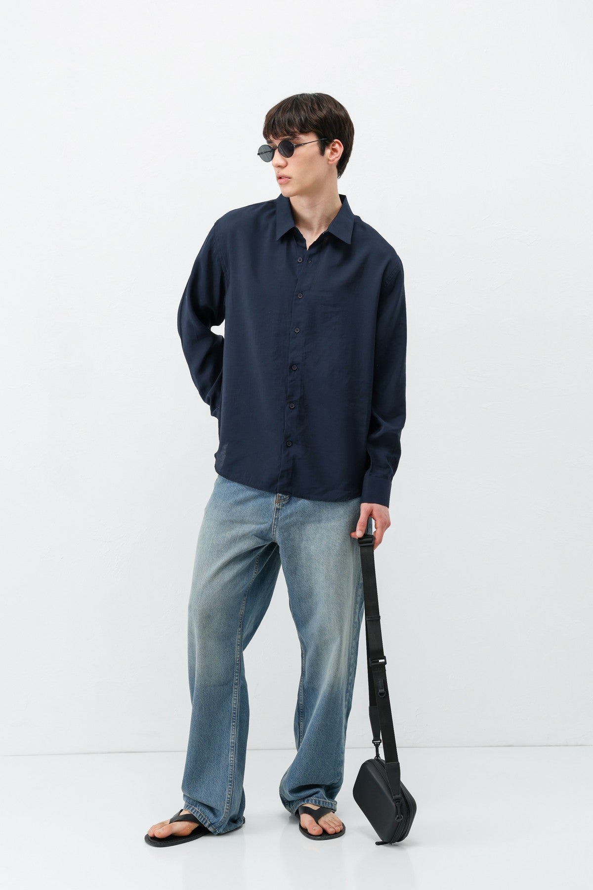Modal Kumaş Oversize Gömlek