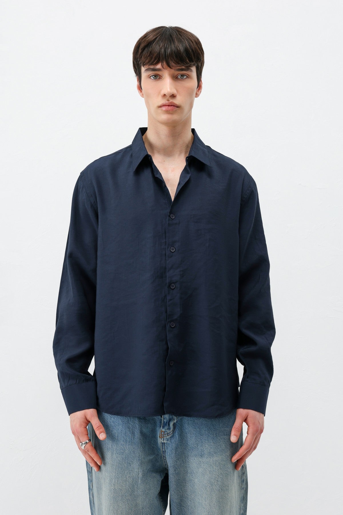 Modal Kumaş Oversize Gömlek