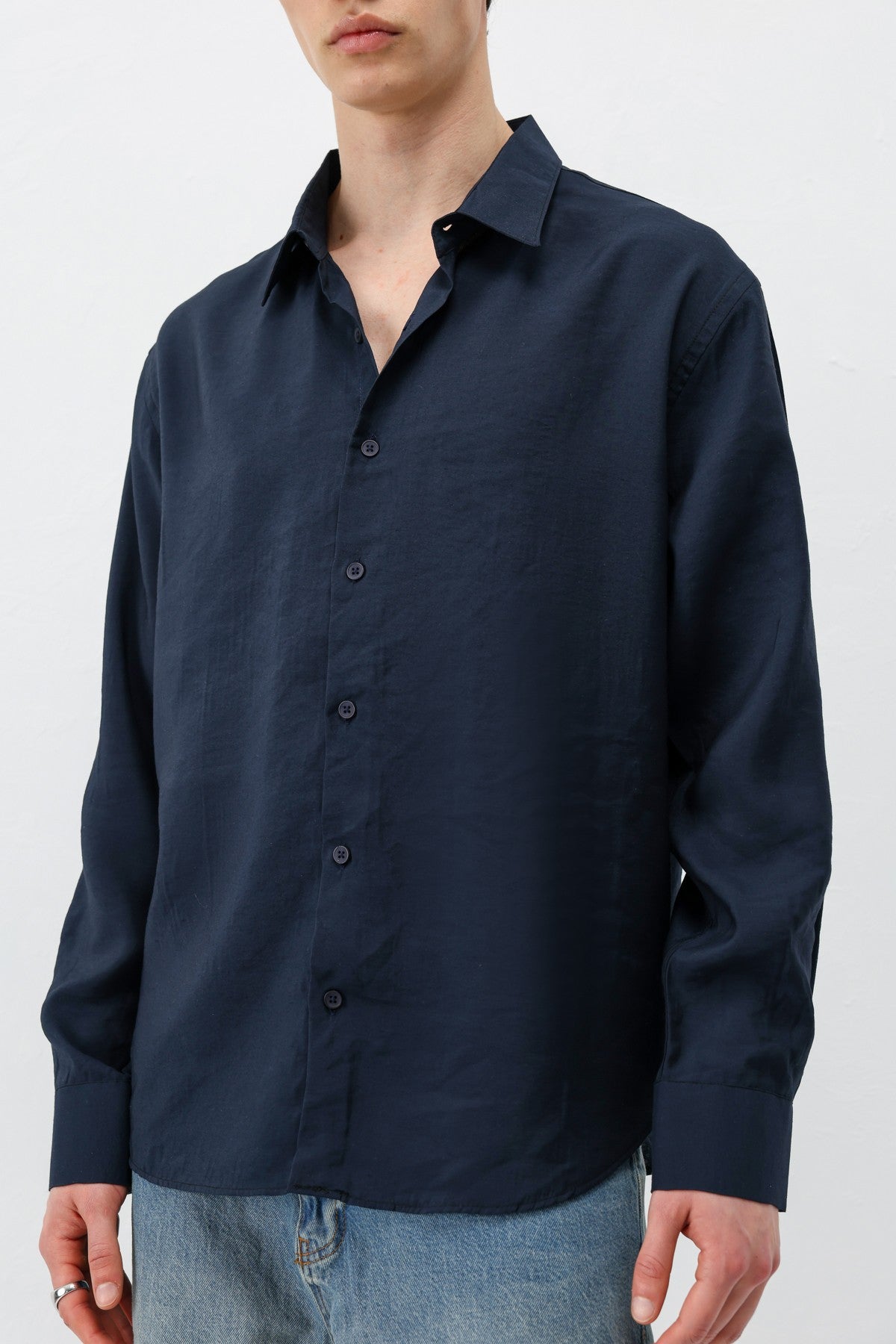 Modal Kumaş Oversize Gömlek