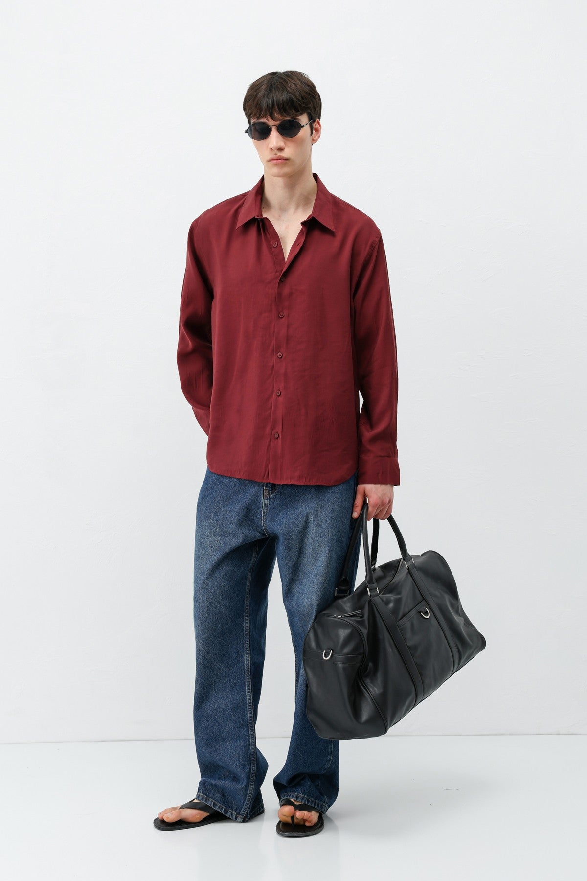 Modal Kumaş Oversize Gömlek