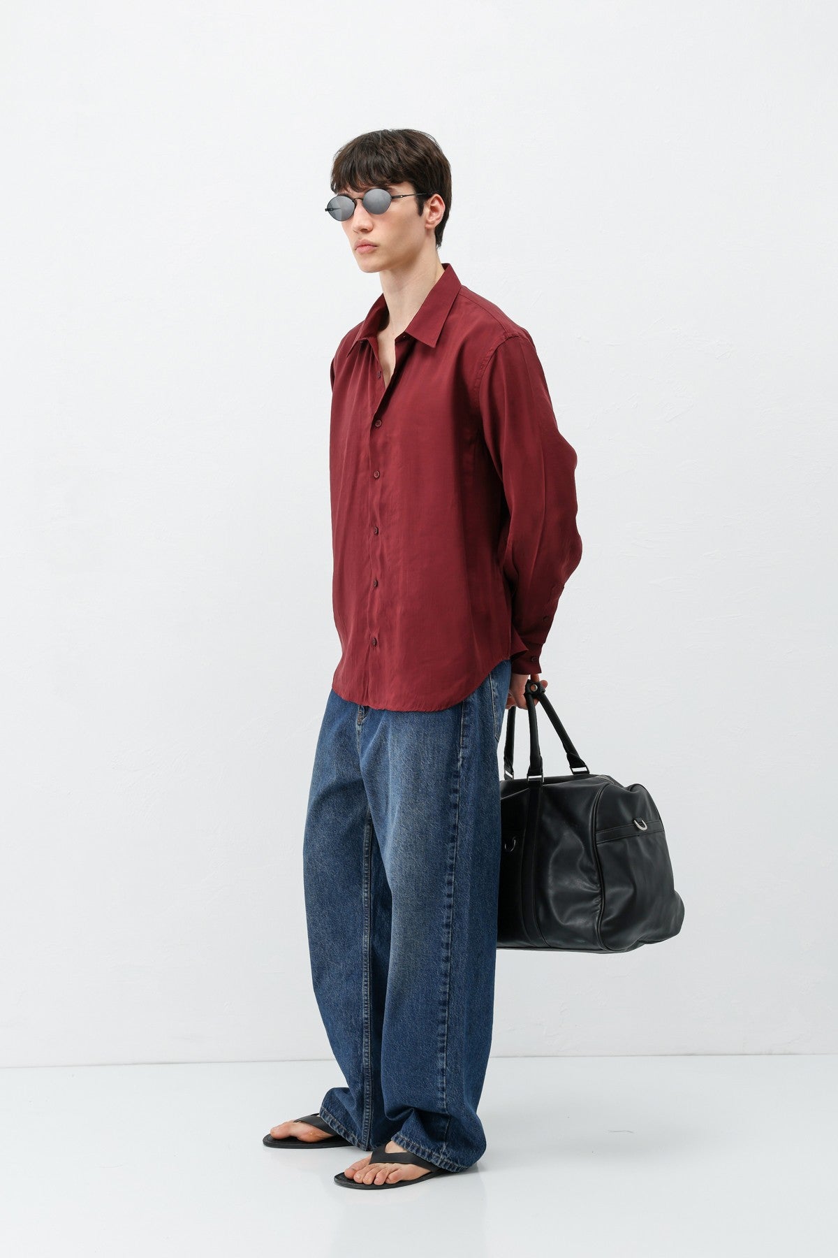 Modal Kumaş Oversize Gömlek