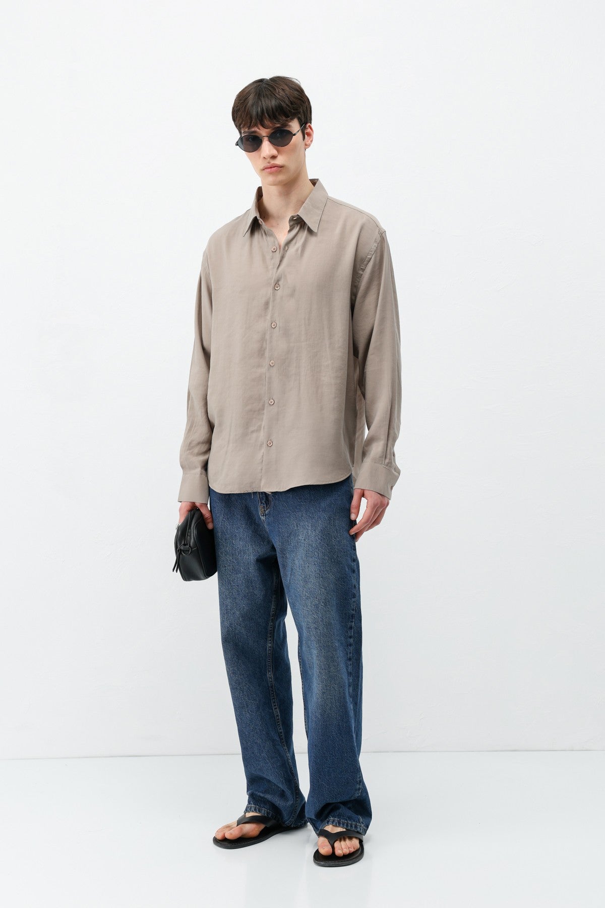 Modal Kumaş Oversize Gömlek
