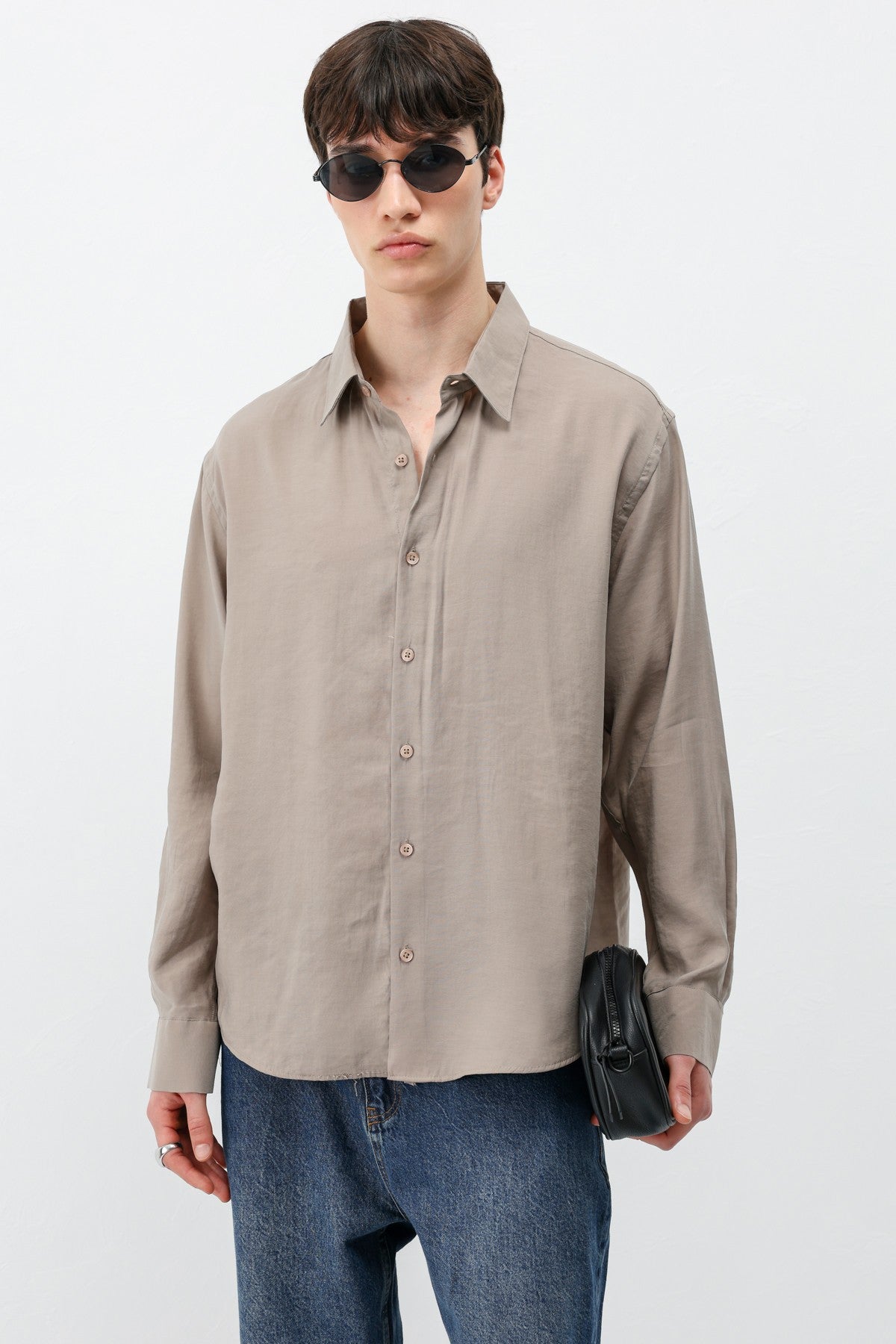 Modal Kumaş Oversize Gömlek