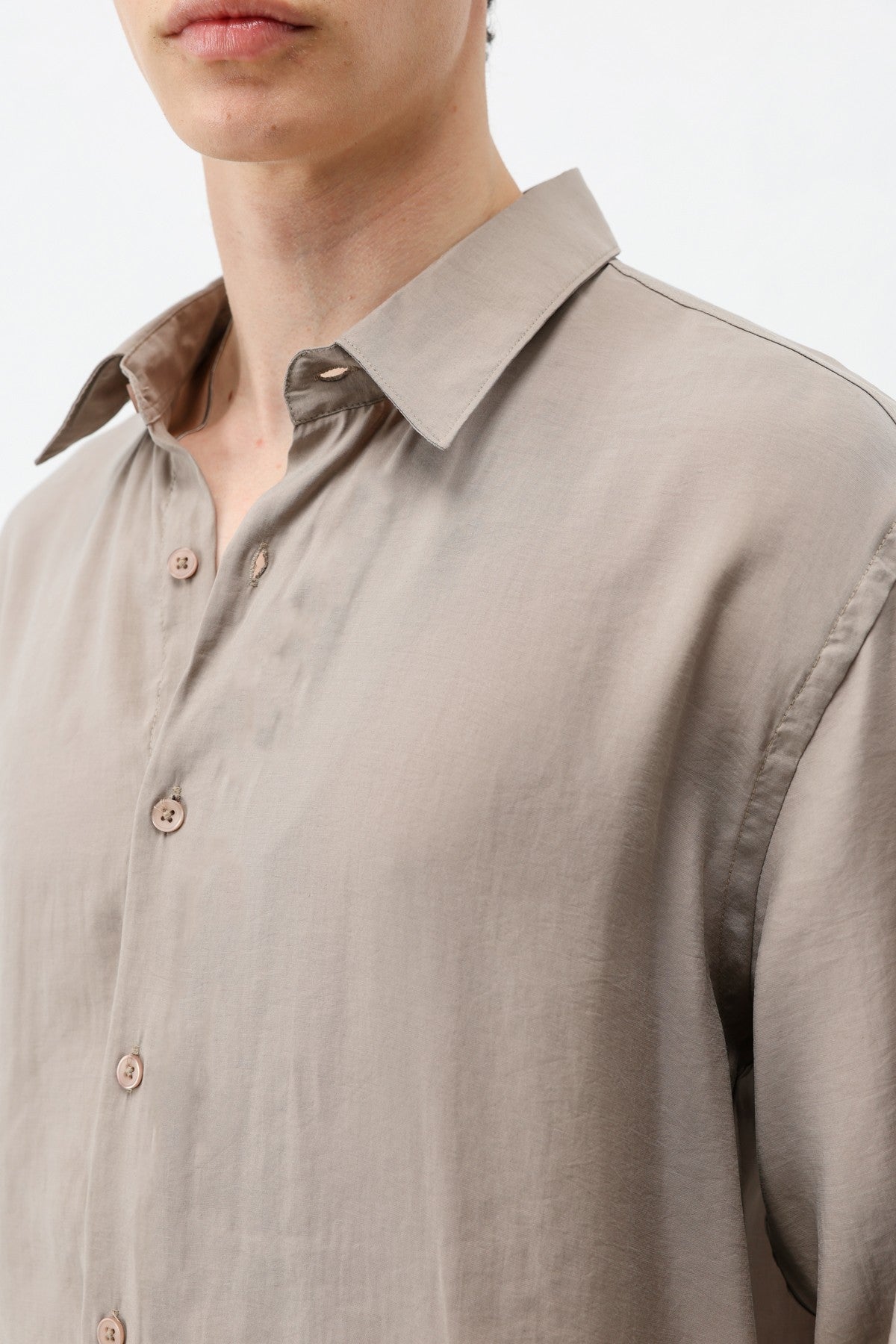 Modal Kumaş Oversize Gömlek