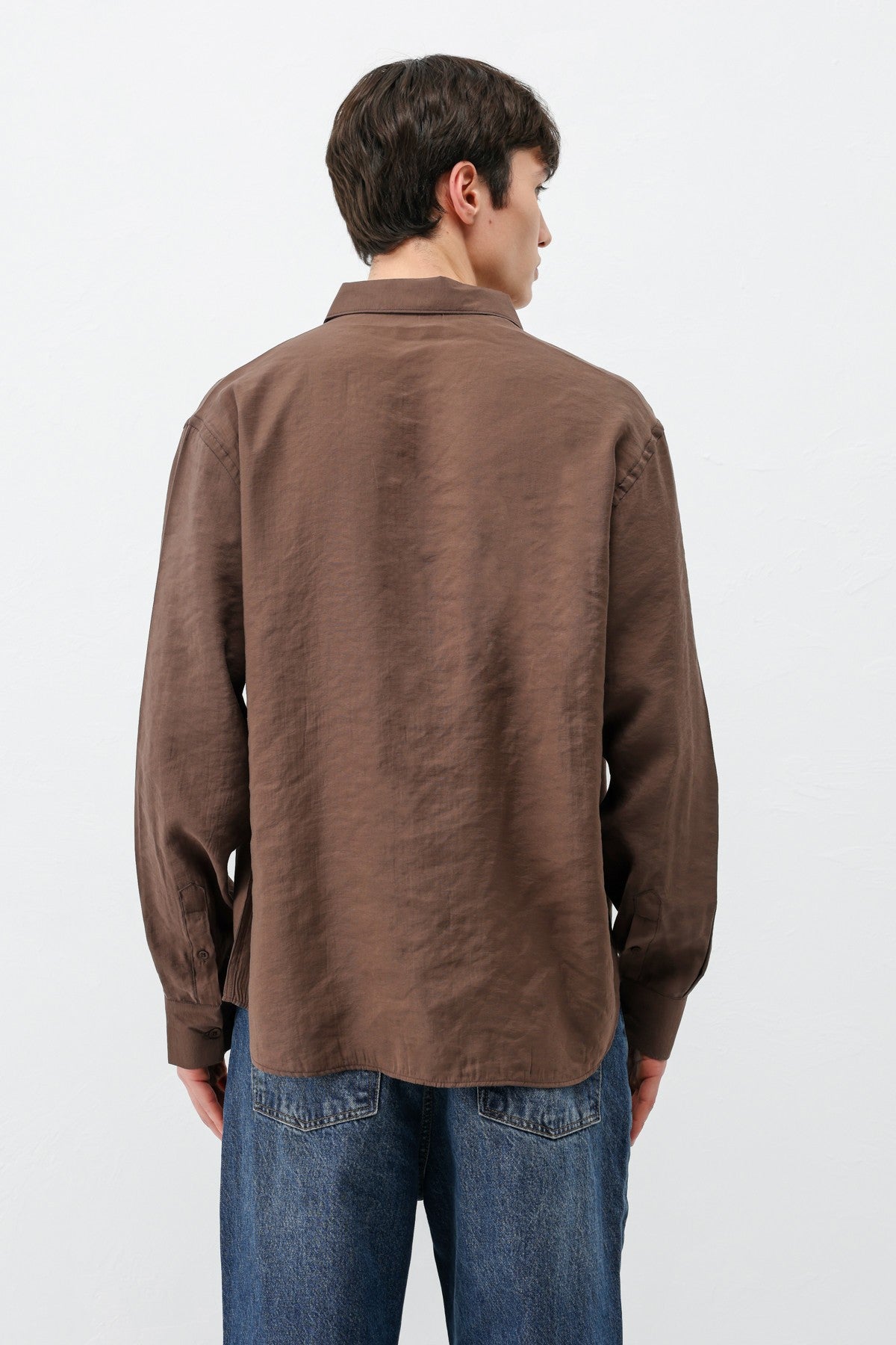 Modal Kumaş Oversize Gömlek