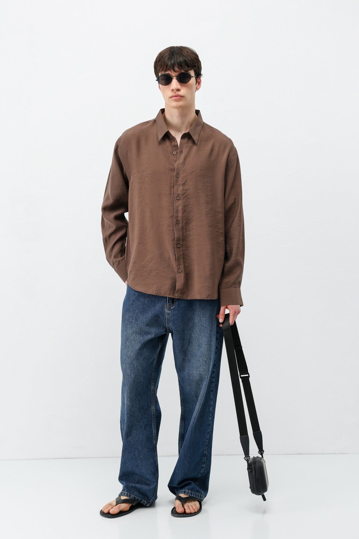 Modal Kumaş Oversize Gömlek