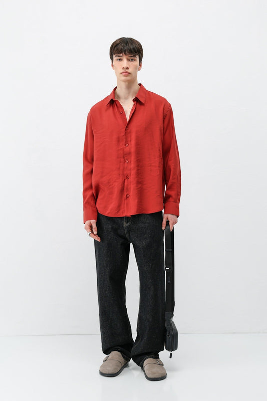 Modal Kumaş Oversize Gömlek