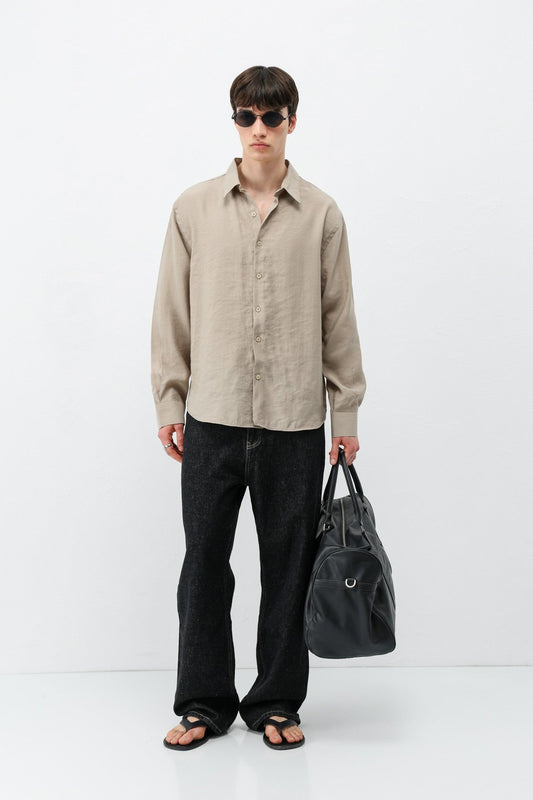 Modal Kumaş Oversize Gömlek