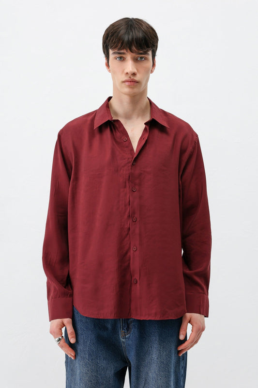 Modal Kumaş Oversize Gömlek