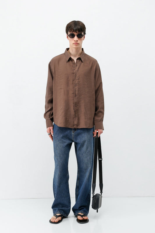 Modal Kumaş Oversize Gömlek