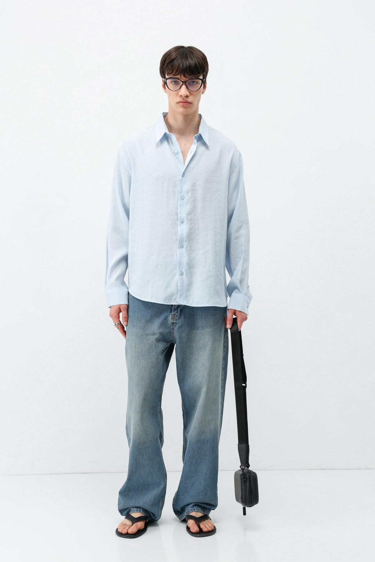 Modal Kumaş Oversize Gömlek