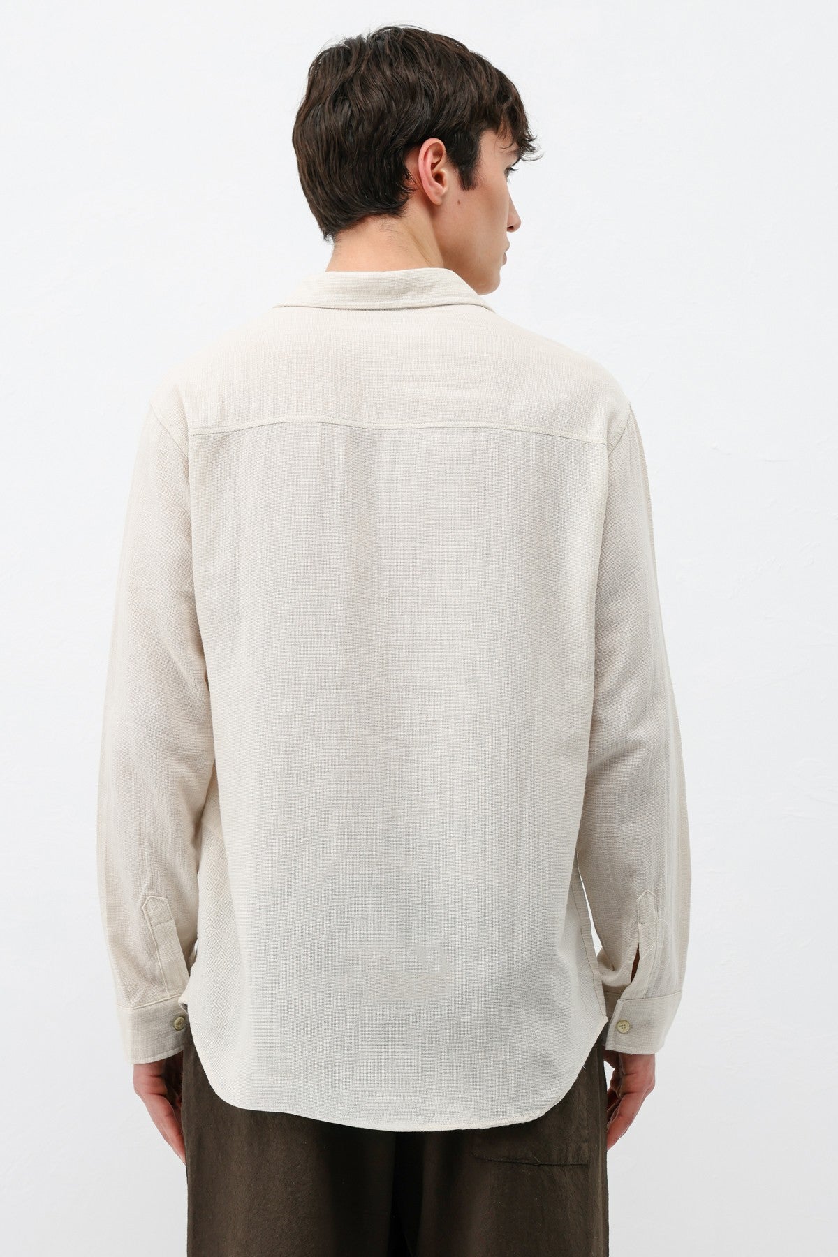 Basic Keten Oversize Gömlek