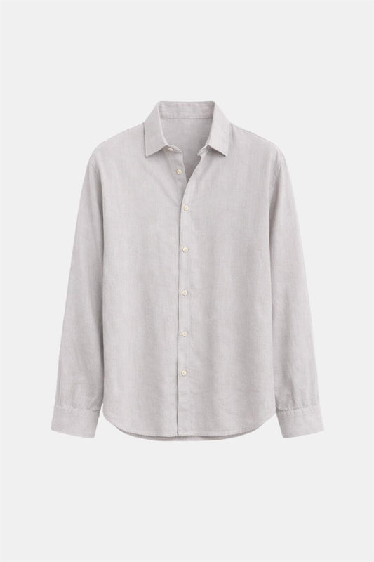 Basic Keten Oversize Gömlek