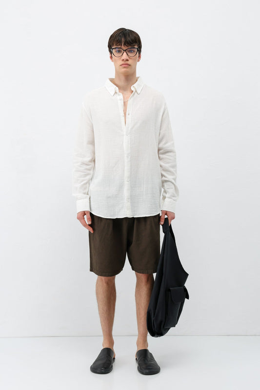 Basic Keten Oversize Gömlek