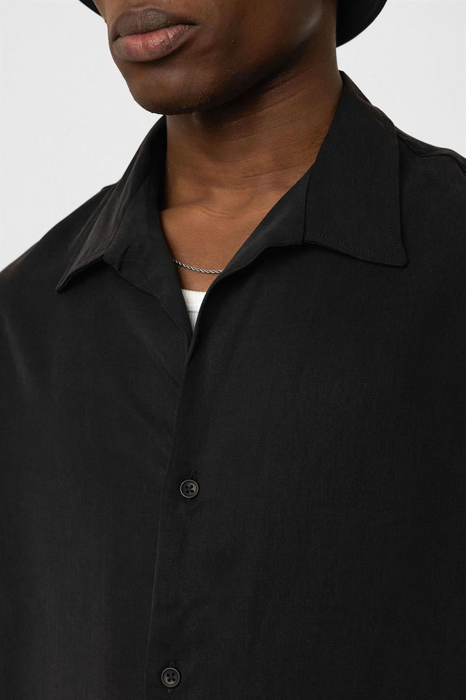 Oversize Lyocell Kumaş Gömlek