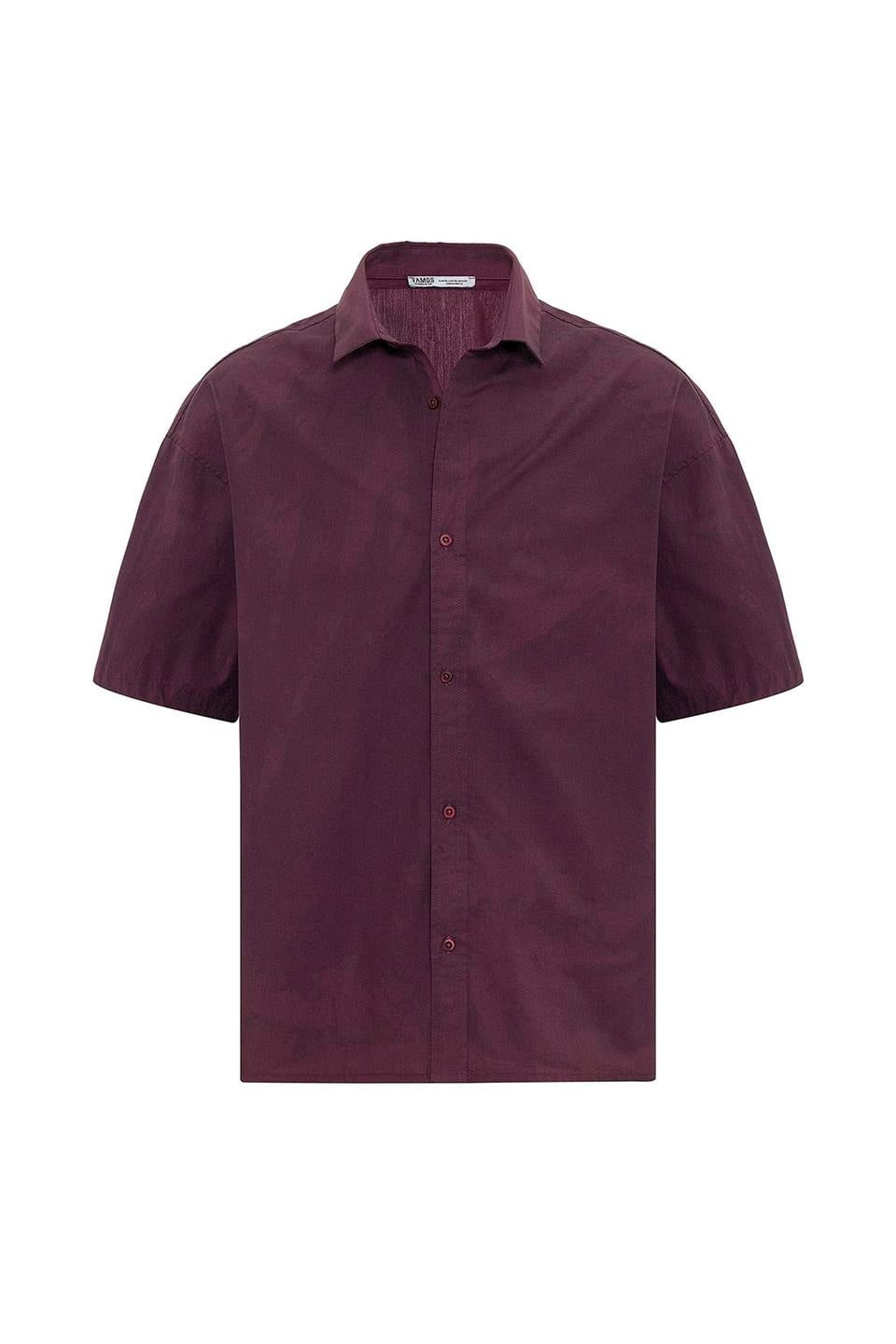Oversize Yıkamalı Poplin Gömlek