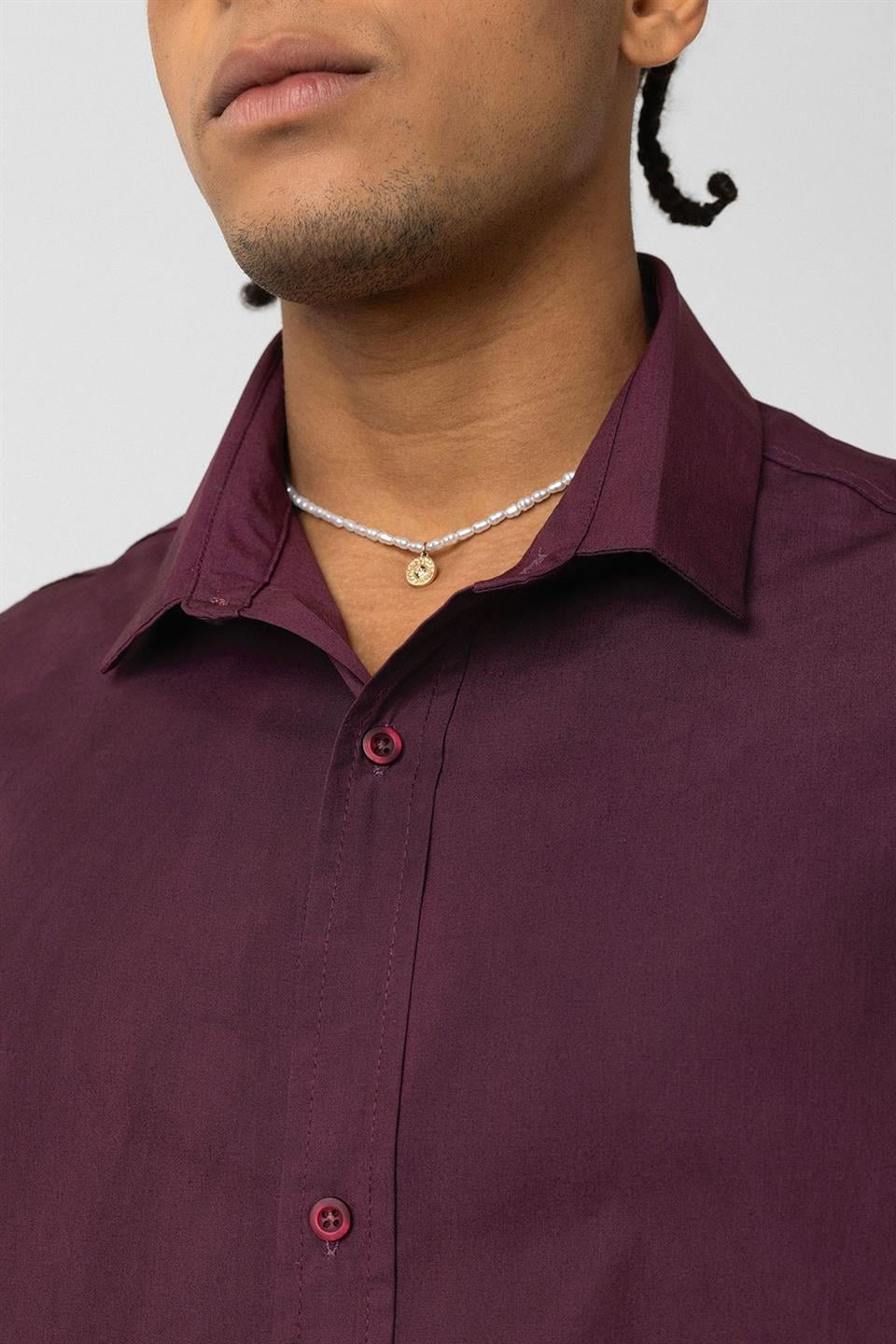 Oversize Yıkamalı Poplin Gömlek