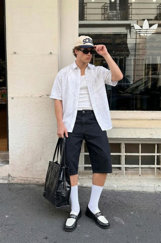 Oversize Yıkamalı Poplin Gömlek